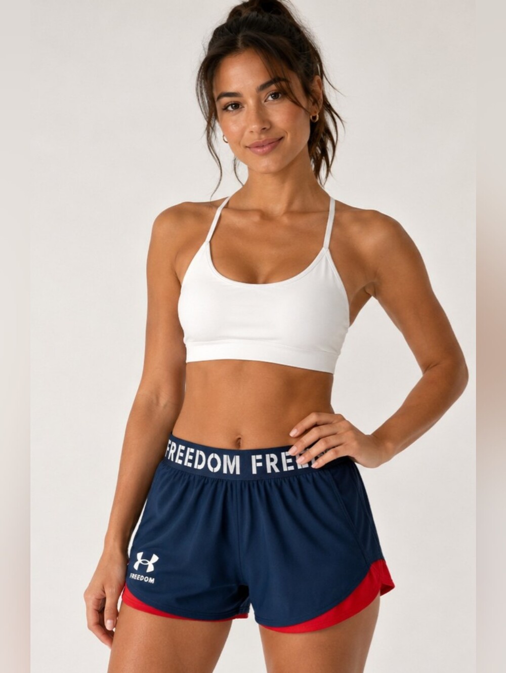 UnderArmour Small Shorts - Red & Blue